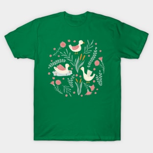 Duck lake in green T-Shirt